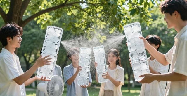大冰块降温方法_南山区夏季防暑降温大冰块_大冰块户外活动使用时长